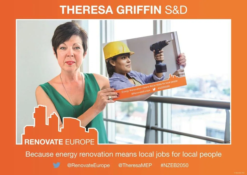 Theresa Griffin, S&D: “Because energy renovation means local jobs for local people”