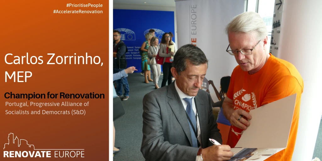 Carlos Zorrinho, MEP, Champion for Renovation