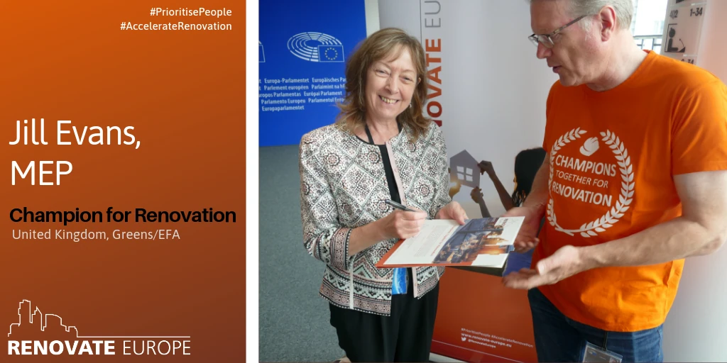 Jill Evans, MEP, Champion for Renovation