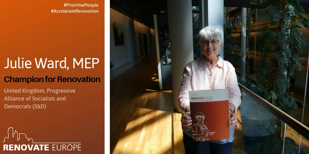 Julie Ward, MEP, Champion for Renovation