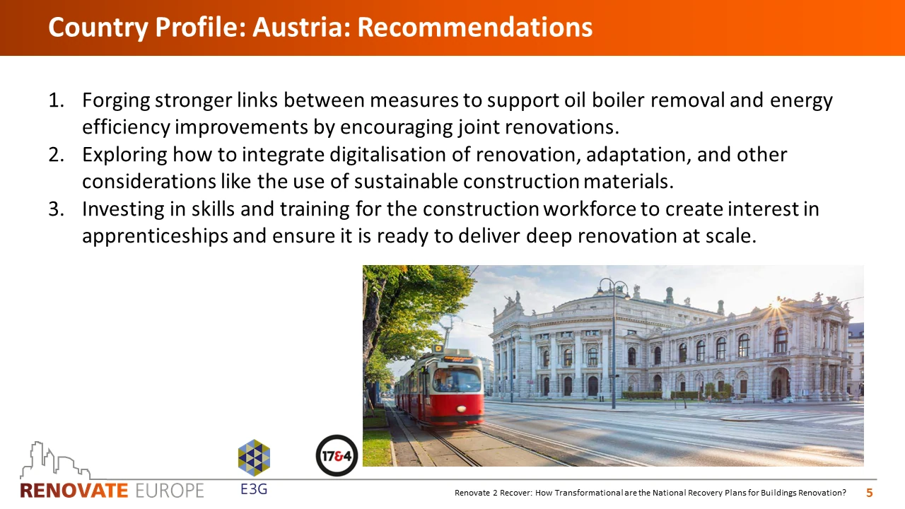 Renovate2Recover, Austria country profile, slide 5 of 6