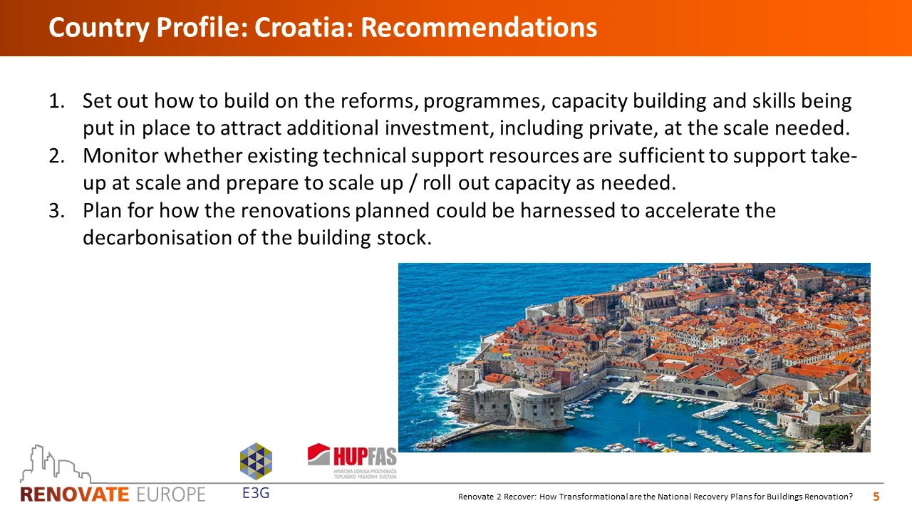 Renovate2Recover, Croatia country profile, slide 5 of 6