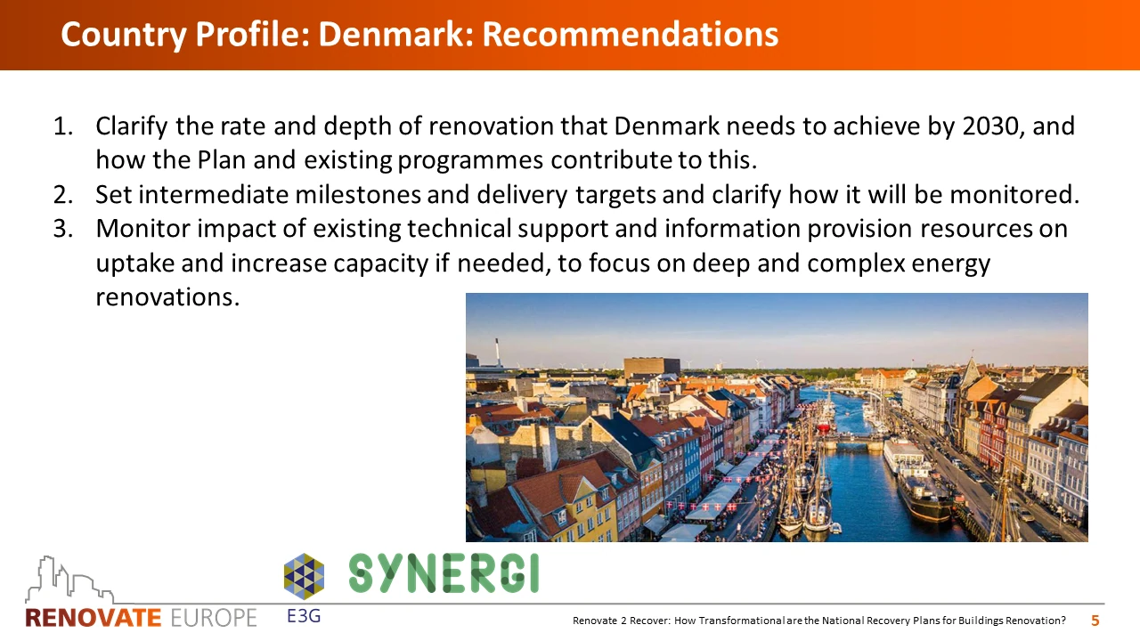 Renovate2Recover, Denmark country profile, slide 5 of 6