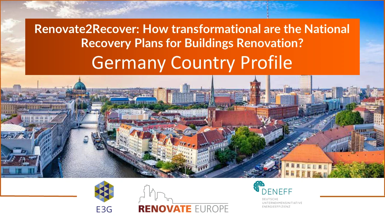 Renovate2Recover, Germany country profile, slide 1 of 6