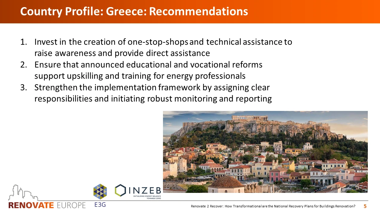 Renovate2Recover, Greece country profile, slide 5 of 6