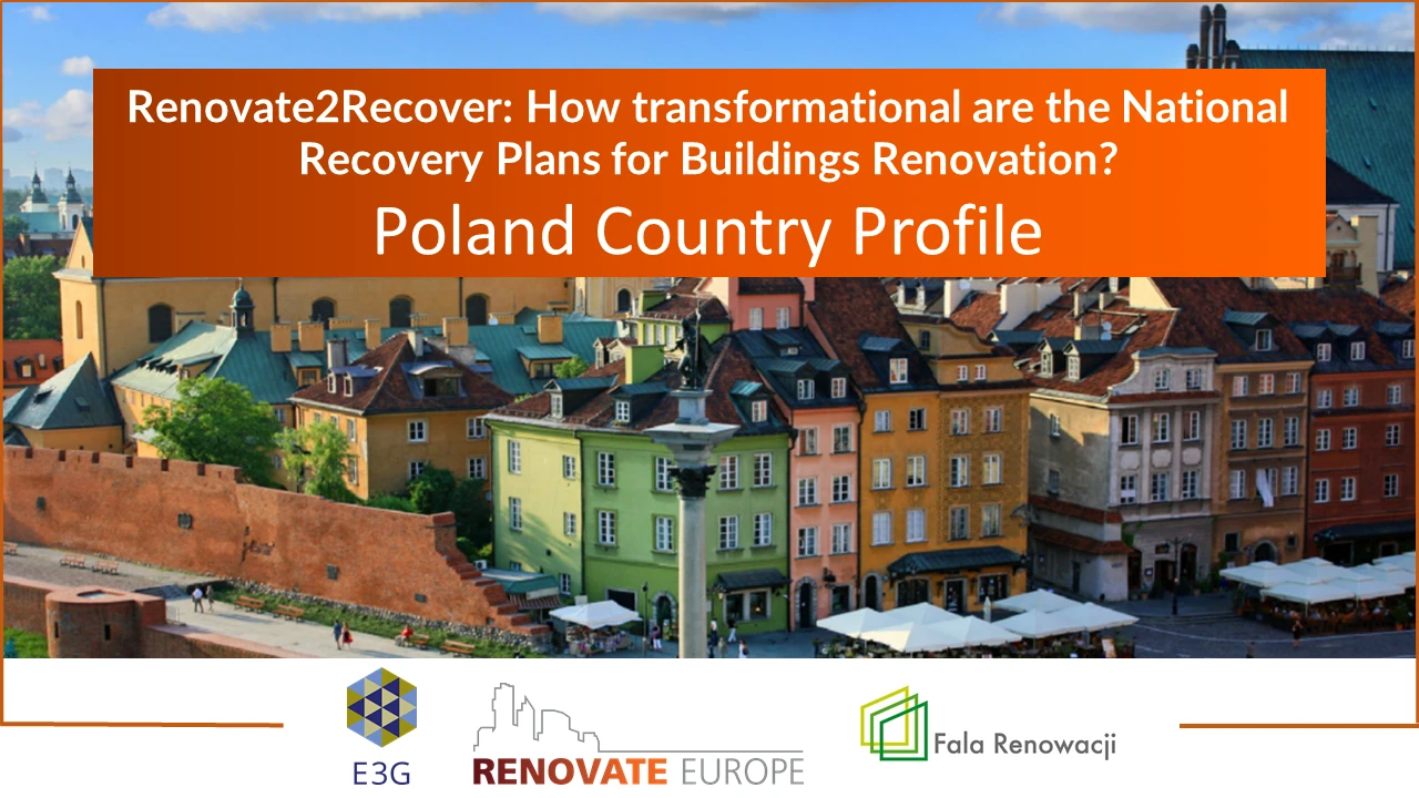 Renovate2Recover, Poland country profile, slide 1 of 6