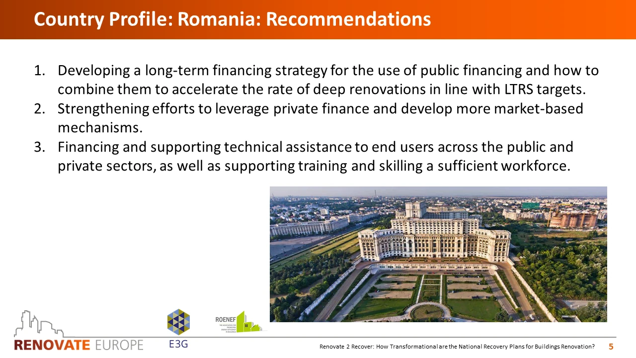 Renovate2Recover, Romania country profile, slide 5 of 6
