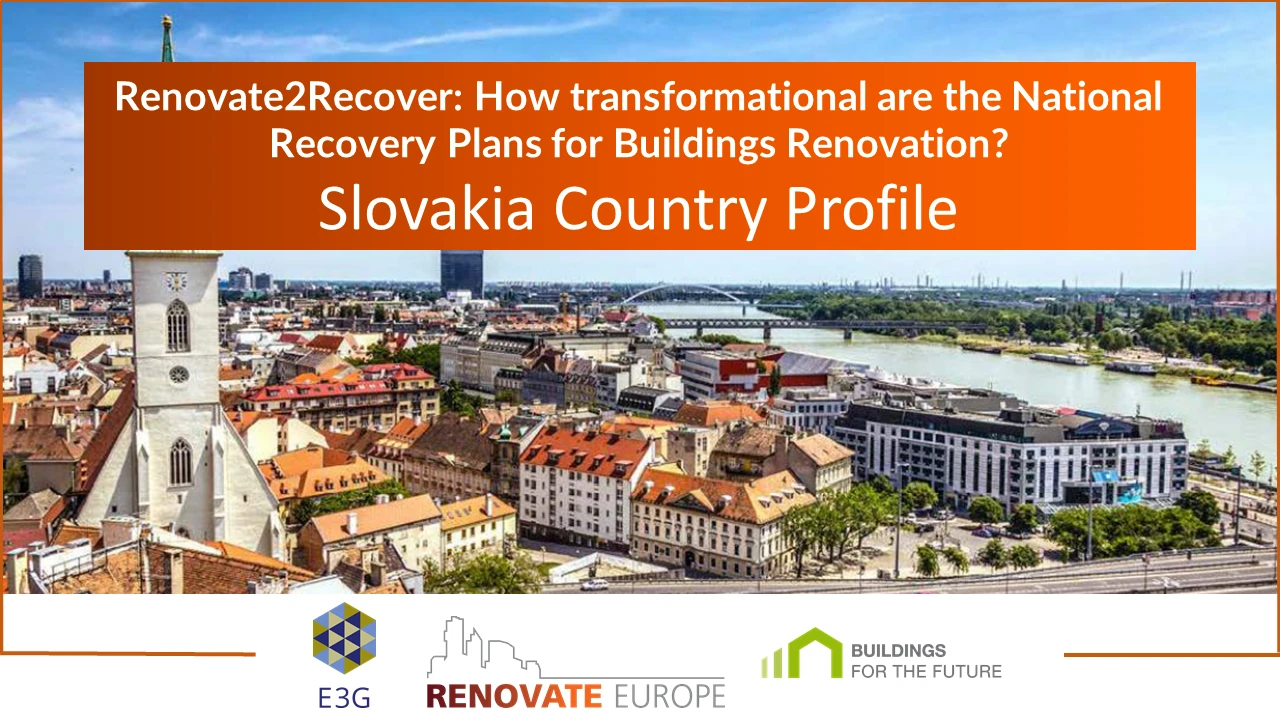 Renovate2Recover, Slovakia country profile, slide 1 of 6