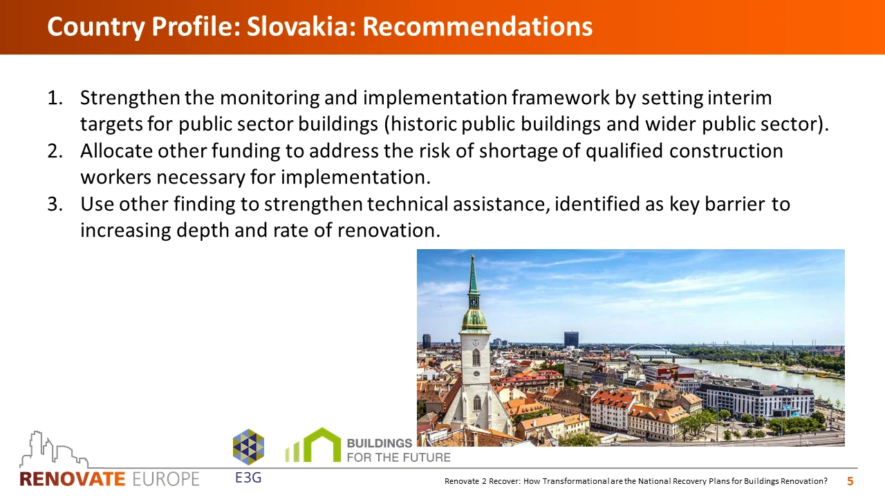 Renovate2Recover, Slovakia country profile, slide 5 of 6