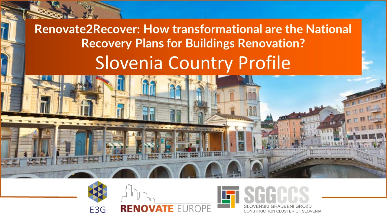 Renovate2Recover, Slovenia country profile, slide 1 of 6