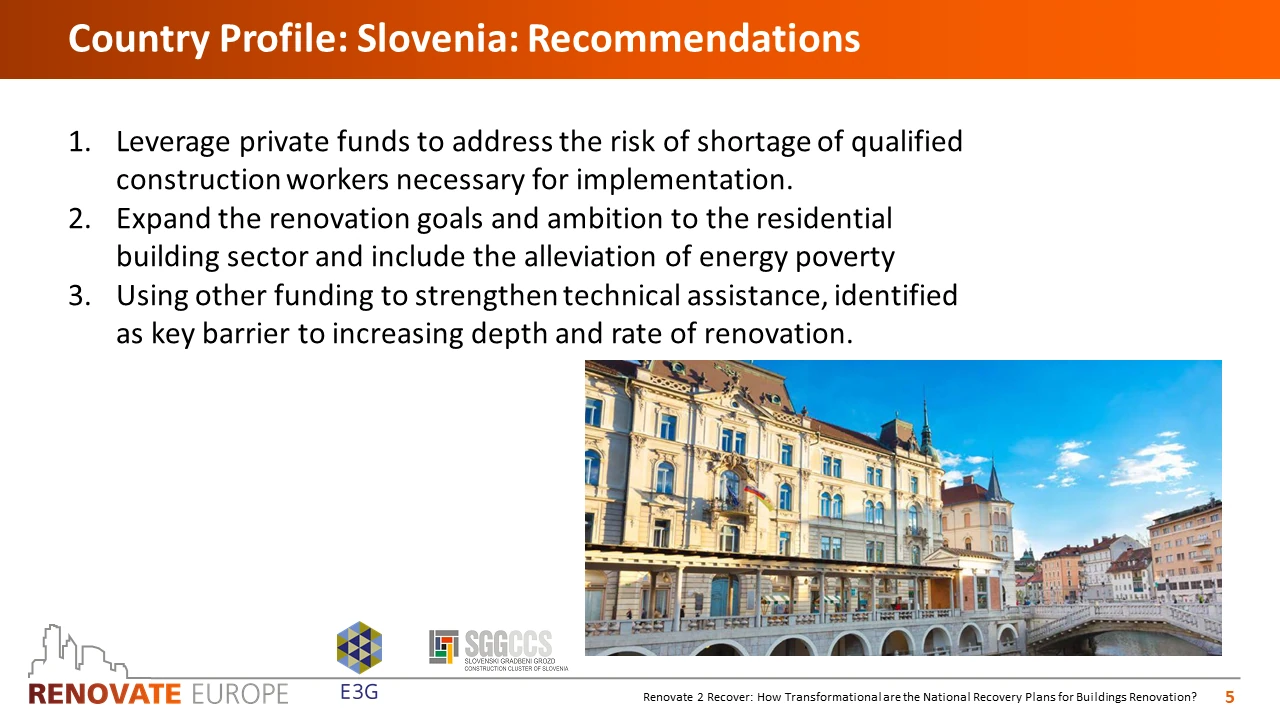 Renovate2Recover, Slovenia country profile, slide 5 of 6