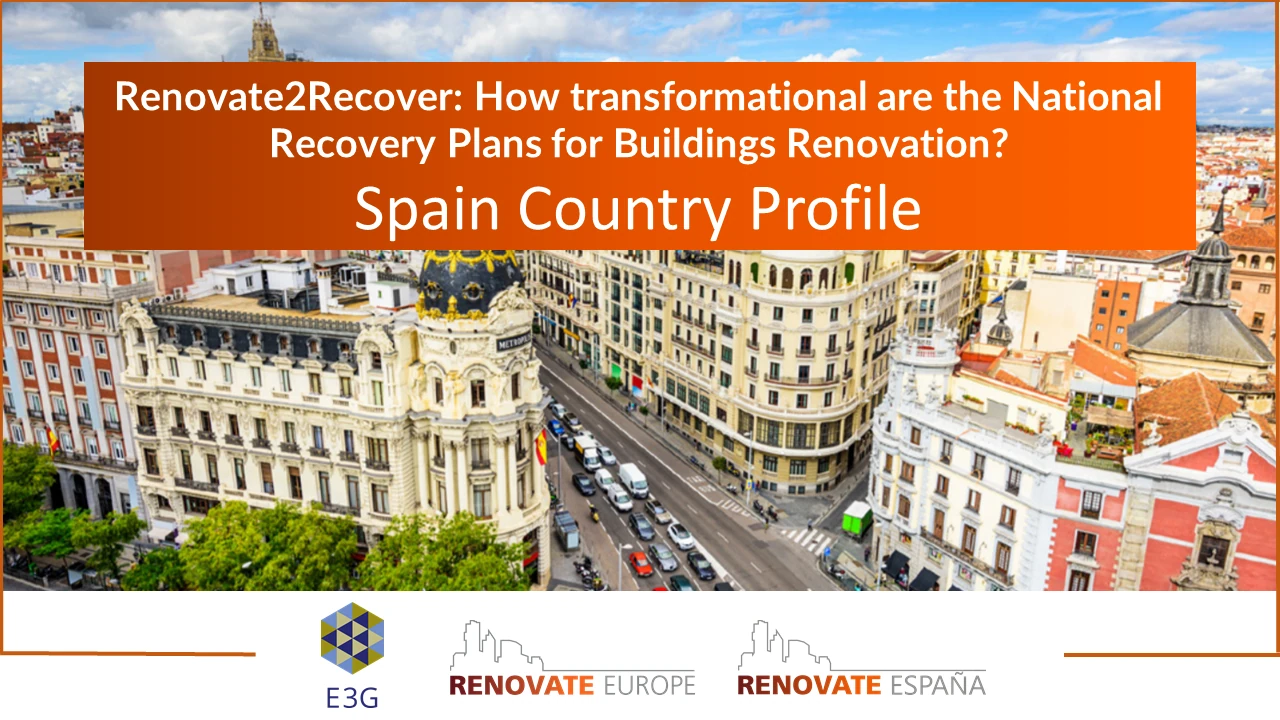 Renovate2Recover, Spain country profile, slide 1 of 6