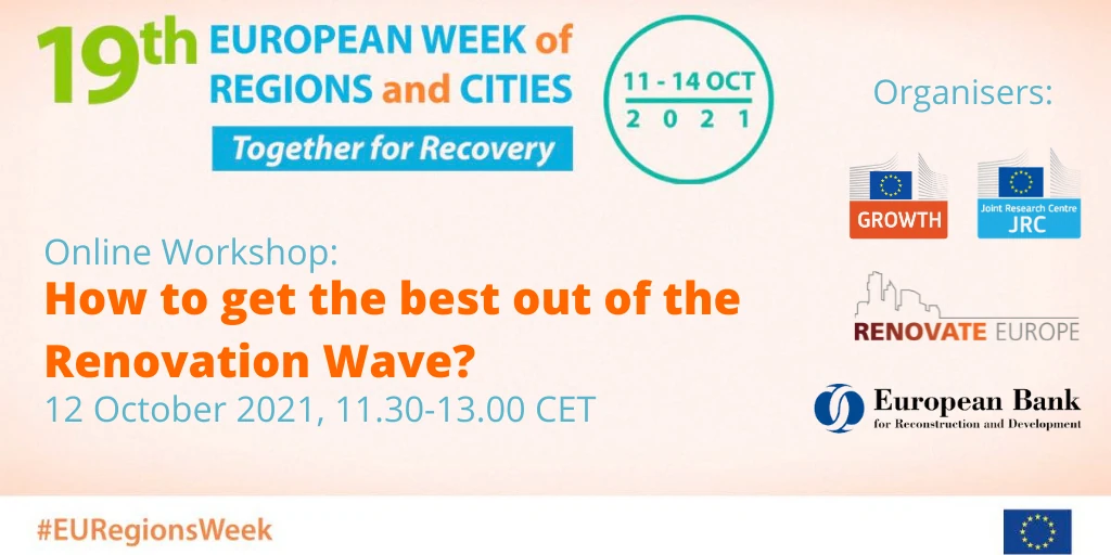 How to get the best out of the Renovation Wave, EU Regions Week 2021