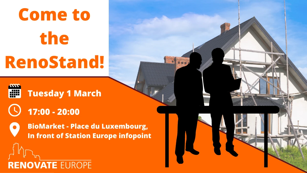 The Renovate Europe Campaign’s Renovation Stand