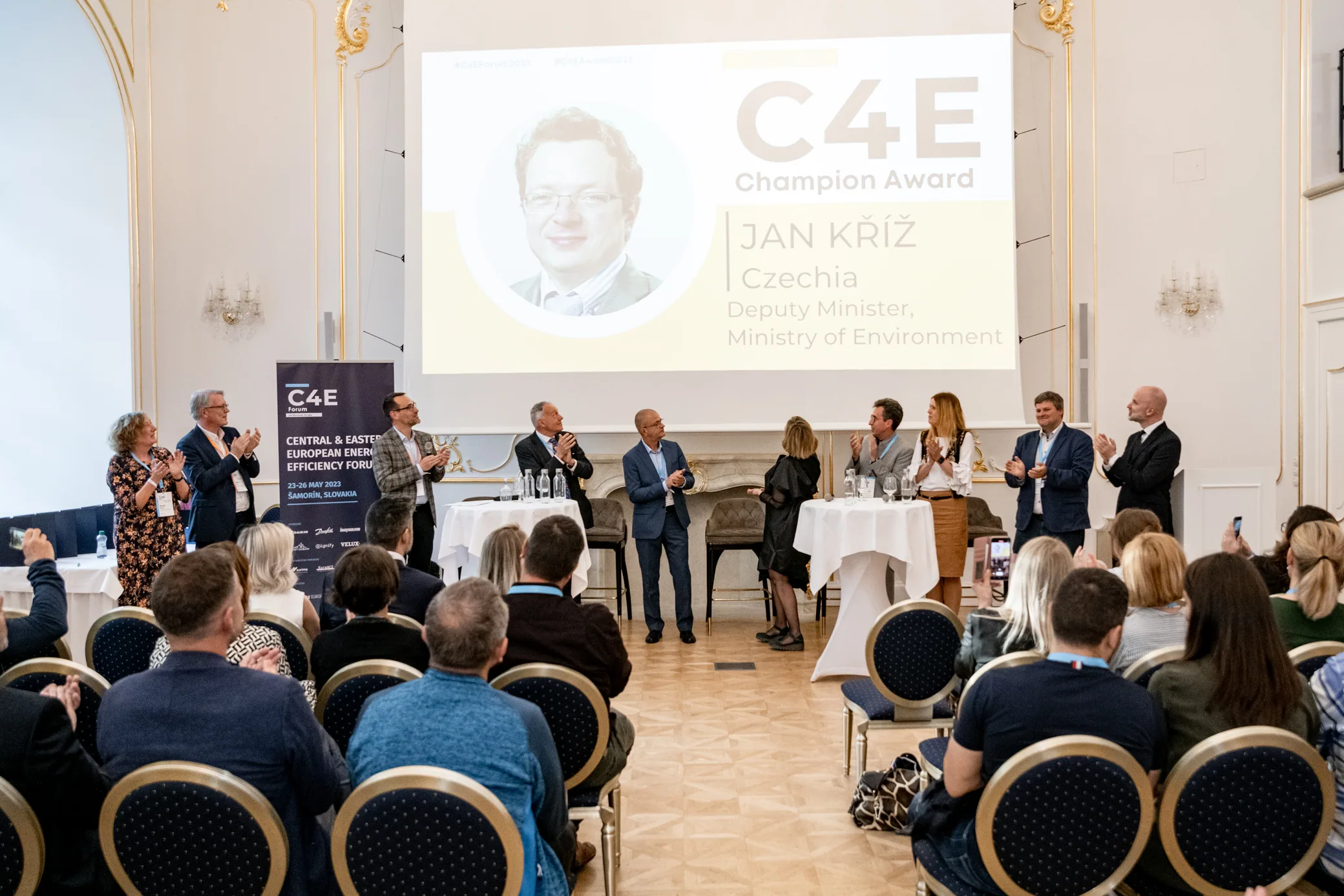Jan Kříž, recipient of the first C4E Champion Award