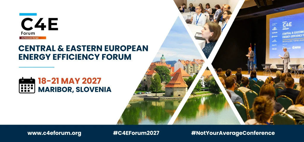 C4E Forum 2027, Central and Eastern European Energy Efficiency Forum, 18–21 May 2027, Maribor, Slovenia